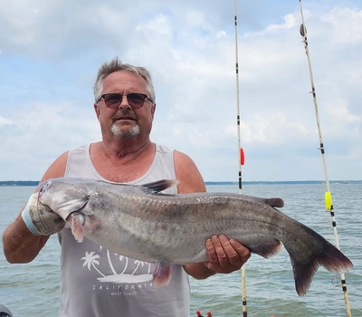 Blue catfish from Lake Tawakoni